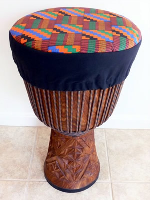 Orange Kente Hat